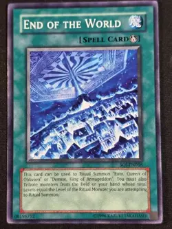 End of the World SOI-EN046 Shadow of Infinity Common LP Yu-Gi-Oh - Image 1
