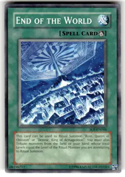 End of the World SOI-EN046 Common / Short Print Shadow of Infinity Yu-Gi-Oh NM - Image 1