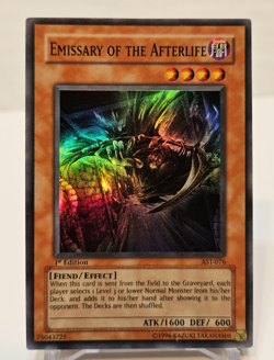Emissary of the Afterlife AST-076 Super Rare 1st Edition Yugioh 2102 - Image 1