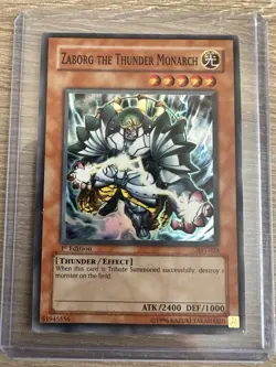 Yugioh - Zaborg the Thunder Monarch AST-023 1st Edition - Ancient Sanctuary - Image 1