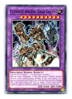 Ultimate Ancient Gear Golem - LED2-EN036 - Common - 1st Edition - Yugioh - Image 1