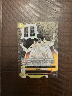 ZEHAHAHAHA! ALT ART MANGA EVENT OP16-116 One Piece The Time of Battle English NM - Image 1