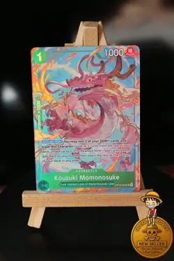 ONE PIECE ENGLISH CARTE GAME HOLO CARTE Kouzuki Momonosuke OP10-028 ALT EN NM/M - Image 3