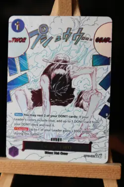 One Piece A Fist of Divine Speed Gear Two Alt Art OP11-080 NM English - Image 1