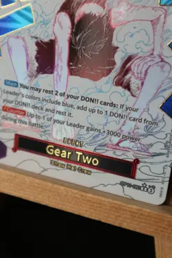 One Piece A Fist of Divine Speed Gear Two Alt Art OP11-080 NM English - Image 4