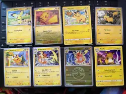 Pokemon TCG Pikachu Raichu Pichu Lot (8) ENG JPN Mixed Cards Various Sets NM - Image 1