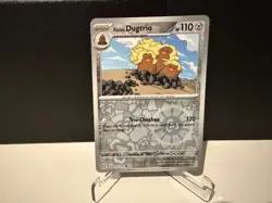 Alolan Dugtrio 123 2024 Pokemon Surging Sparks Reverse Holo U Card NM+ - Image 1