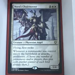 MTG Norn's Choirmaster Phyrexia: All Will Be One Commander 008/028 NM - Image 1