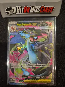 Mega Charizard X GX Pokemon TCG Full Art Holo English Card 109/094 - Image 1