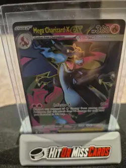 Mega Charizard X GX Pokemon TCG Full Art Holo English Card 109/094 - Image 3