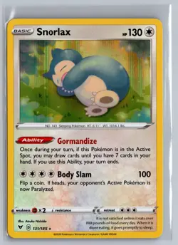 Snorlax 131/185 Holo Rare Vivid Voltage Pokemon Holo Near Mint - Image 1