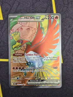 Ethan's Ho-Oh ex 209/182 Pokemon TCG Destined Rivals Full Art Ultra Rare Holo NM - Image 1