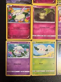 x12 Cottonee Whimsicott Pokemon Fairy lot v Ex Holo Rare Fairy Cute Collection - Image 4