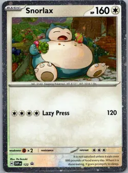 Snorlax 122 Promo Scarlet & Violet Pokemon - Image 1