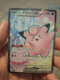 Lillie's Clefairy ex 173/159 Ultra Rare Journey Together Pokemon NM/M - Image 1