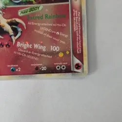 Pokemon Ho-oh Legend (bottom) Heartgold Soulsilver 112/123 (MP) - Image 4