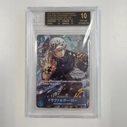2022 Japanese One Piece Championship Promo Trafalgar Law ST03-008 BGS 10 BLACK - Image 3