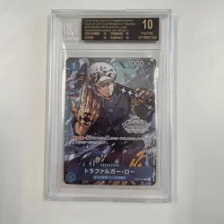 2022 Japanese One Piece Championship Promo Trafalgar Law ST03-008 BGS 10 BLACK - Image 5