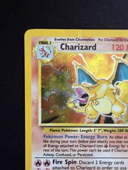 Charizard 4/130 Base Set 2 Holo Card 1999-2000 Wizards - Image 3