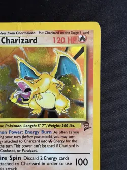Charizard 4/130 Base Set 2 Holo Card 1999-2000 Wizards - Image 4