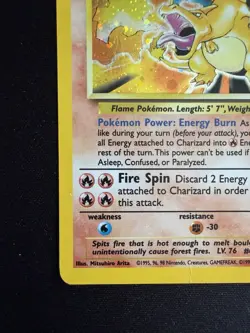 Charizard 4/130 Base Set 2 Holo Card 1999-2000 Wizards - Image 5