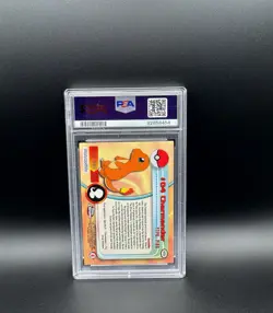 PSA 7 Charmander 2000 Topps Chrome POKEMON T.V. #4 Vintage Card TCG - Image 2