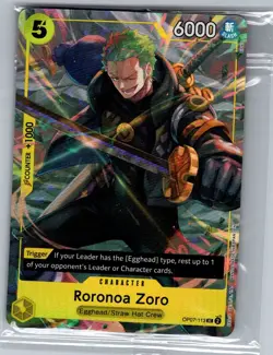 Roronoa Zoro (Illustration Box Vol.3) OP07-113 One Piece Promotion Card - Sealed - Image 1