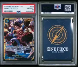 PSA 10 Monkey D. Luffy OP11-118 One Piece Card Game 2025 GEM MINT #118 - Image 3