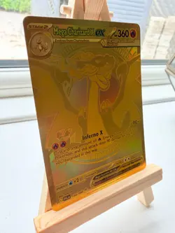 Pokemon Mega Charizard X ex 130/094 Gold Secret Rare Phantasmal Flames NM Card - Image 3