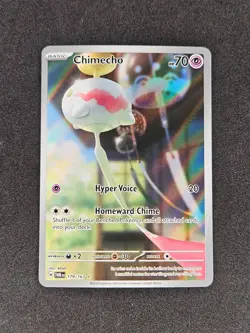 Chimecho Illustration Rare 179/167 SV06 Twiglight Masquarade Pokemon Card NM - Image 1