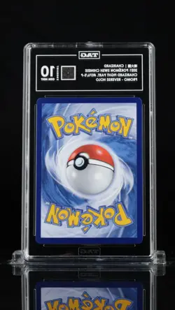 Pokemon Promo 076/S-P Charizard Chinese Card Competition Battle Prize TAG 10 - Image 2