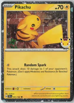 Pikachu (Pokemon Day 2026) 051/162 Holo Miscellaneous Cards Pokemon NM - Image 1