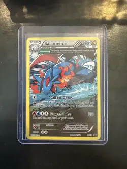 Pokemon XY Salamance 2015 Full Art Black Star Promo Card XY59 - Image 1