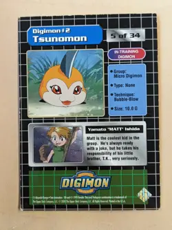 5-1999-2000 VINTAGE DIGIMON CARD GAME CARDS-LILLYMON+DEVIMON+TYRANNOMON - Image 3