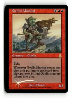 MTG | Goblin Marshal | Urza's Destiny | Foil | Moderately Played | English - Image 1
