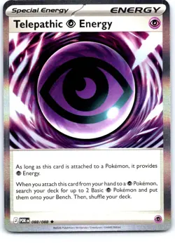Telepathic Psychic Energy 088/088 Rare Perfect Order Pokemon Holo Near Mint - Image 1