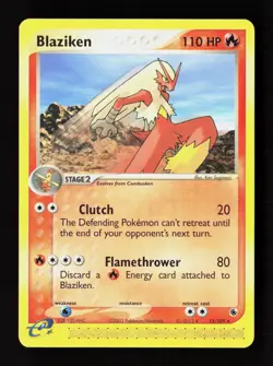 Blaziken 15/109 Rare Ruby & Sapphire Pokemon Near Mint - Image 1