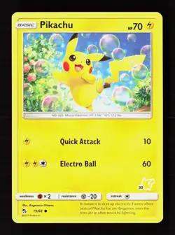 Pikachu 19/68 Common Hidden Fates Pokemon Near Mint - Image 1