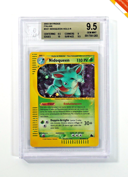 Pokemon BGS 9.5 Nidoqueen #H21 Holo Skyridge 2003 Italiano - Image 1