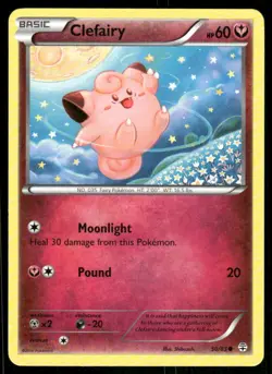 2016 Pokemon Clefairy Common Generations 50/83 LP - Image 1