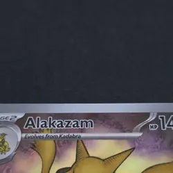 Alakazam 009 Pokemon Center Stamp Black Star Promo Mega Evolution - Image 2
