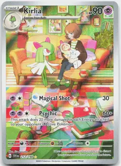 Kirlia 212/198 Illustration Rare Scarlet & Violet Pokemon Near Mint - Image 1