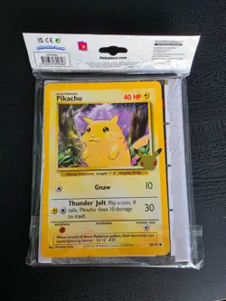 Pokemon 25th Anniversary First Partner Collector's Binder SEALED w/Pikachu Jumbo - Image 2