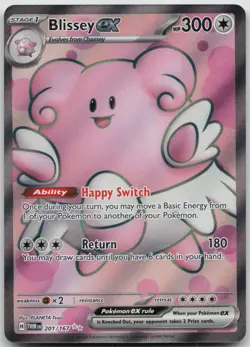Blissey ex 201/167 Ultra Rare Twilight Masquerade Pokemon NM/M - Image 1