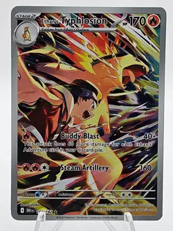 Pokemon TCG Ethan’s Typhlosion 190/182 Full Art Destined Rivals Mint Typhlosion - Image 1