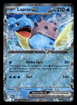 Lapras ex 022/088 Double Rare Perfect Order Pokemon Holo Near Mint - Image 1
