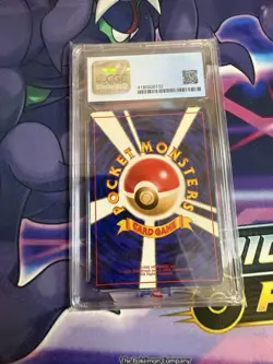 1996 POKEMON BASE SET JAPANESE #113 CHANSEY-HOLO CGC 7 Swirl - Image 3