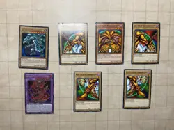 Exodia The Forbidden One, Blue-Eyed White Dragon, & Destroyer Phoenix Enforcer - Image 1