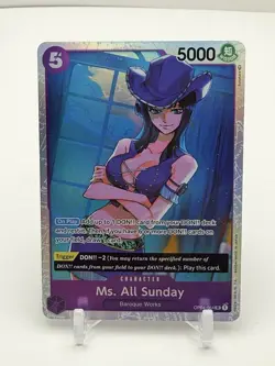 Ms. All Sunday OP04-064 - One Piece TCG - SR Near-Mint Super Rare Foil English - Image 3