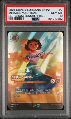 MIRABEL MADRIGAL 2024 DISNEY LORCANA EN P2-PROMO #7 PSA 10 - Image 1